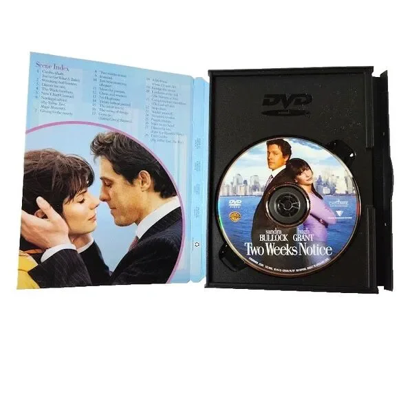 Two Weeks Notice DVD Movie PG 13 Romantic Comedy Sandra Bullock Hugh Grant - Picture 2 of 3